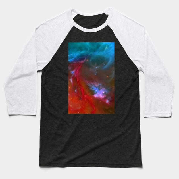 galaxy space Baseball T-Shirt by mahashop